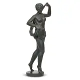 Quirino Ruggeri, Woman With A Snake, bronze