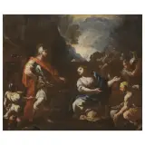 Domenico Mondo, David And Abigail, oil on canvas