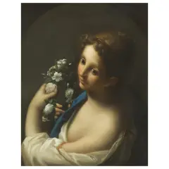 Flora by Francesco Mancini, oil on canvas, offered Oct 2023