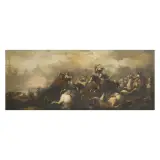 Marco Ricci, A Battle Between Calvaries, oil on canvas