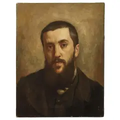 Giuseppe Abbati, Self-Portrait, oil on canvas