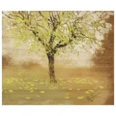 Raffaello Sorbi, Tree In Autumn, oil on panel