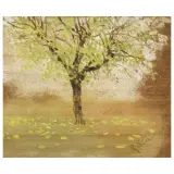 Raffaello Sorbi, Tree In Autumn, oil on panel