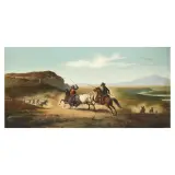 Charles Quaedvlieg, Butteri In The Roman Campagna, oil on canvas