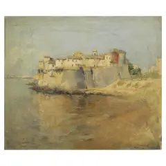 View Of Nettuno by Giuseppe Pastina, oil on canvas, offered Oct 2023