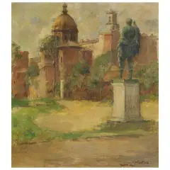 View Of Rome by Giuseppe Pastina, oil on canvas, offered Oct 2023
