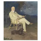 Silvio Bicchi, Portrait Of The Banker Jozef Lepold Toeplitz