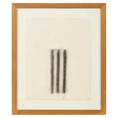 Edda Renouf, Untitled 1975, mixed media on paper