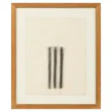 Edda Renouf, Untitled 1975, mixed media on paper