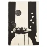 Maria Lai, Untitled 1977, mixed media (silk-screen printing