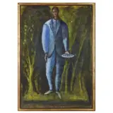Roberto Barni, Figure 1984-90, mixed media on paper
