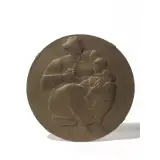 Arturo Martini, Motherhood, bronze bassorilievo diam.