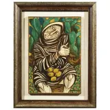 Giuseppe Migneco, Figure with oranges