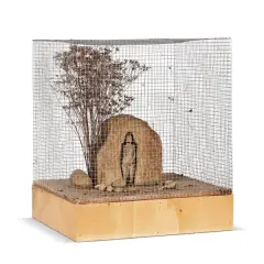 Archetipi N.9 2019 stone by Andrea Branzi, wood and metallic thread, offered Sep 2023