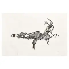Flavio Costantini, Untitled, Portrait print on fabric