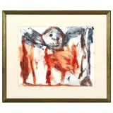 Carmen Turyn, Untitled 1999, watercolor on cardboard