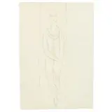 Gio Ponti, Figure, pencil on paper