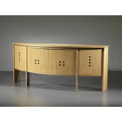 Umberto Asnago, Wooden Sideboard Credenza
