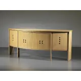Umberto Asnago, Wooden Sideboard Credenza