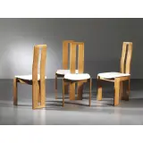 Mario Marenco, Four Chairs, WOODEN STRUCTURE
