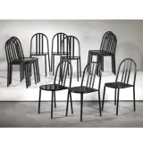 Robert Mallet-Stevens, Untitled, EIGHT STACKABLE CHAIRS