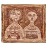 Massimo Campigli, Two figures 1958