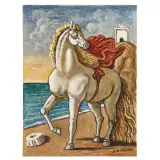 Giorgio de Chirico, Cavallo in attesa 1970s