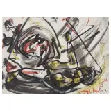 Emilio Vedova, Untitled 1980 colored