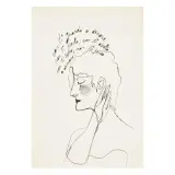 Gio Ponti, Untitled, O demone pen on paper