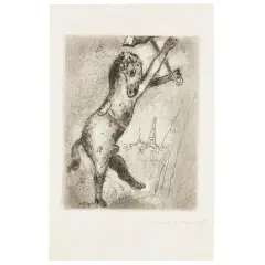 Untitled by Marc Chagall, Le Cheval au Parapluie, offered Jun 2023