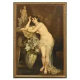 Albert F. Laurens, Portait Of A Young Woman, oil on canvas