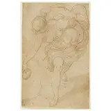 Ercole Setti, Ebe, black chalk