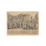 Luigi Ademollo, The Triumphal Entry Of Caesar, black chalk