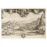 Jacques Callot, The Battle Of Avigliana, 1630, etching on laid paper