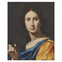 Saint Apolllonia by Lorenzo Lippi, oil on canvas, offered May 2023