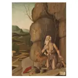 Marco Palmezzano, Saint Jerome, oil on panel