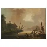 Francesco Fidanza, Seascape, oil on canvas