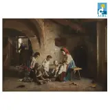 Gaetano Chierici, The Bath, oil on canvas