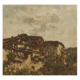 Bartolomeo Bezzi, Fondo Val Di Non, Mendola, oil on canvas