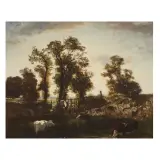 Giuseppe Palizzi, Landscape With Herds