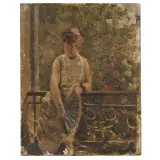 Giuseppe De Nittis, Lady On The Terrace