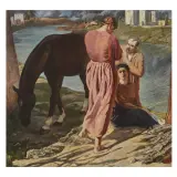 Baccio Maria Bacci, On The Riverbank, oil on canvas