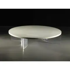 Roberto Monsani, Table, Withe Laquered, WOODEN TOP