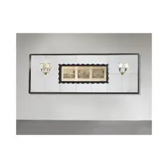 Wall Mirror by Mario Quarti, WOODEN FRAME, offered May 2023