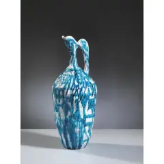 Withe And Light Blue by Guido Gambone, offered May 2023