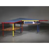 Lapo Binazzi, Two-Module Desk On Wheels