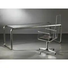 Untitled by Marzio Cecchi, METAL AND GLASS DESK, offered May 2023