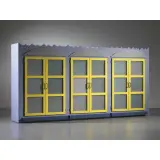 Lapo Binazzi, Wooden Sideboard Credenza
