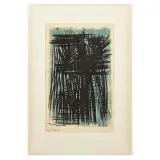L33 1957 by Hans Hartung, lithograph, offered Apr 2023