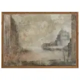 Carlo Guarienti, Venice, mixed media on cardboard